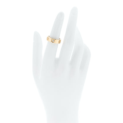 Cartier 18K Yellow Gold 3 Diamond 5.5mm LOVE Ring 50 5.25 2 of 4