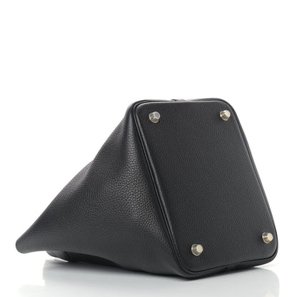 Hermes Taurillon Clemence Picotin Lock 22 MM Black 4 of 9
