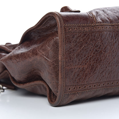 Balenciaga Agneau Giant Brogues Hardware City Chataigne 14 of 16