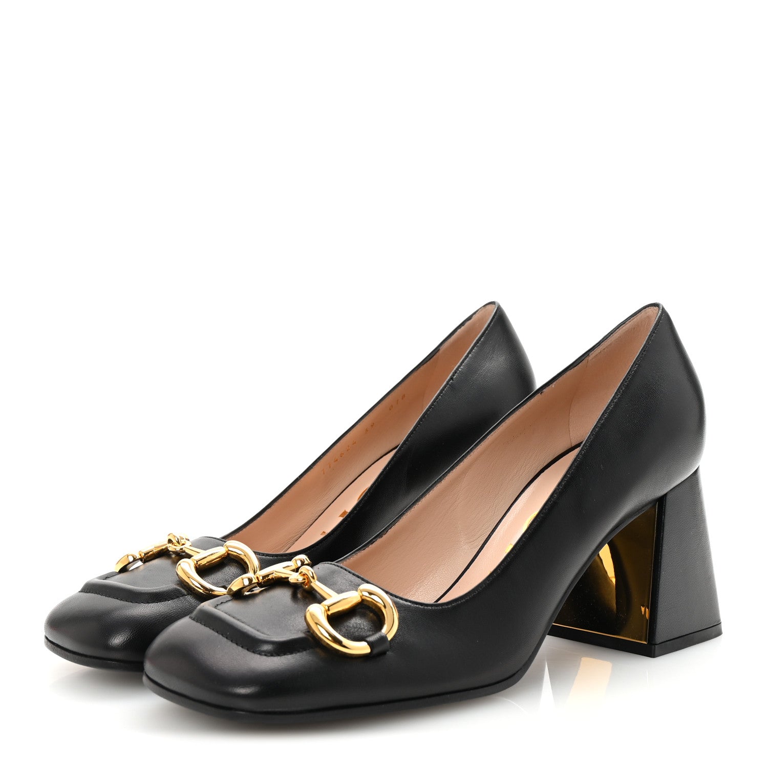 Gucci Malaga Kid Horsebit 75mm Pumps 39 Black 4 of 10