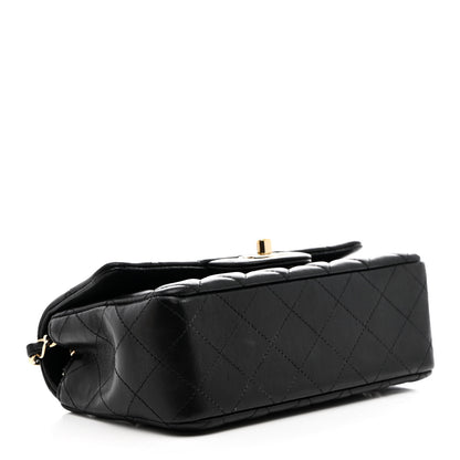 Chanel Lambskin Quilted Mini Rectangular Flap Black 4 of 11