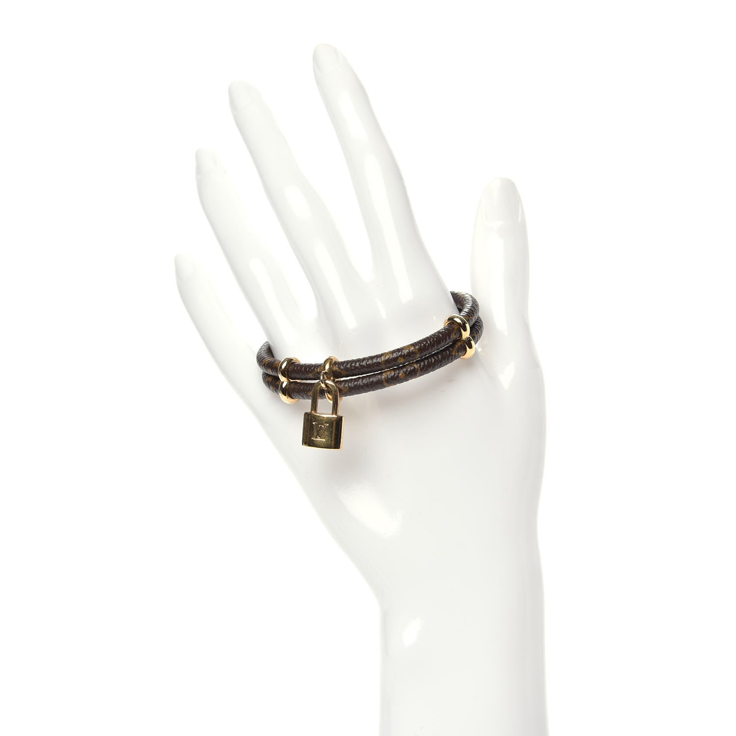 Louis Vuitton Monogram Keep It Twice Bracelet 17 2 of 4