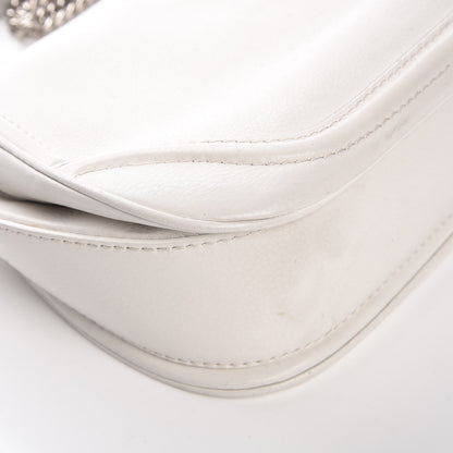 Gucci Calfskin Medium New Bamboo Top Handle Bag White 15 of 16