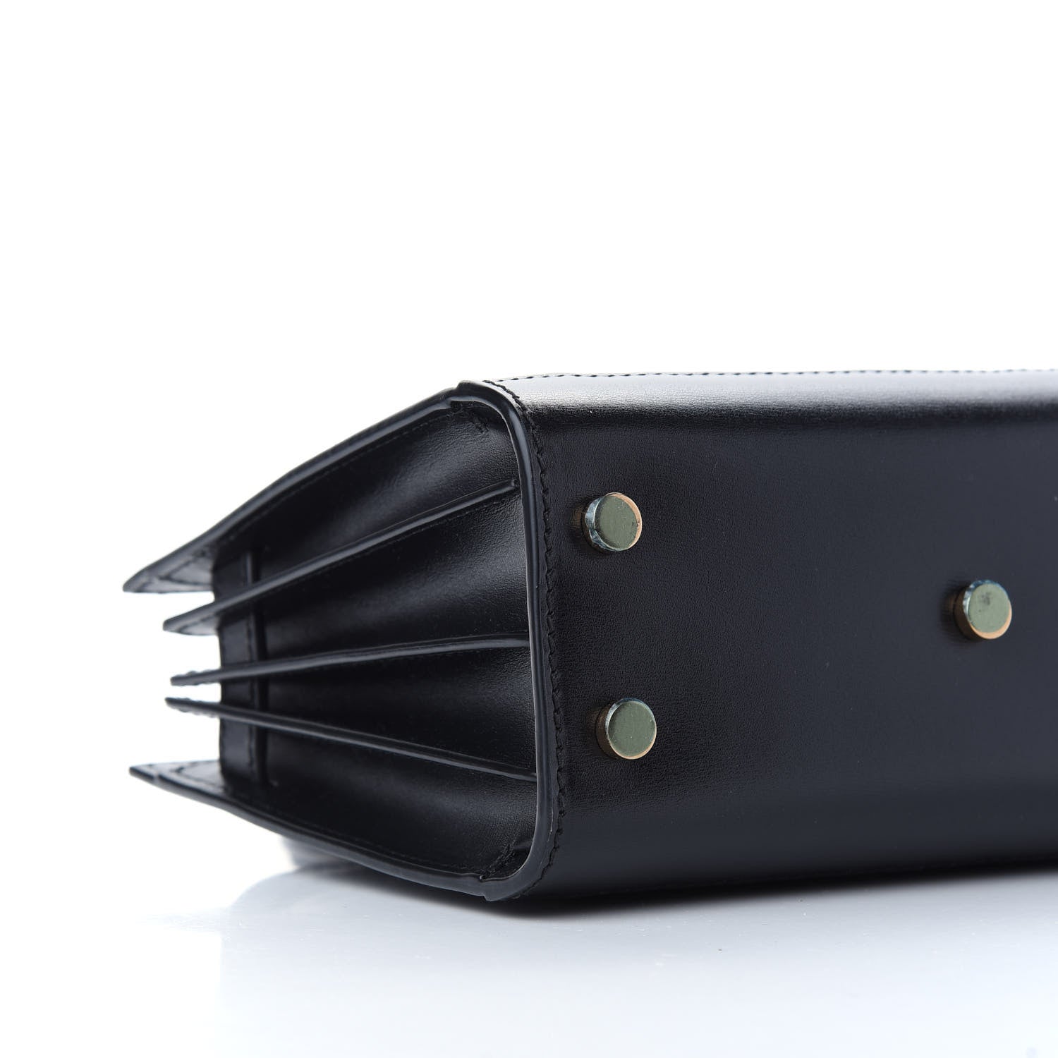 Saint Laurent Calfskin Paglia Palm Nano Sac De Jour Black 7 of 8
