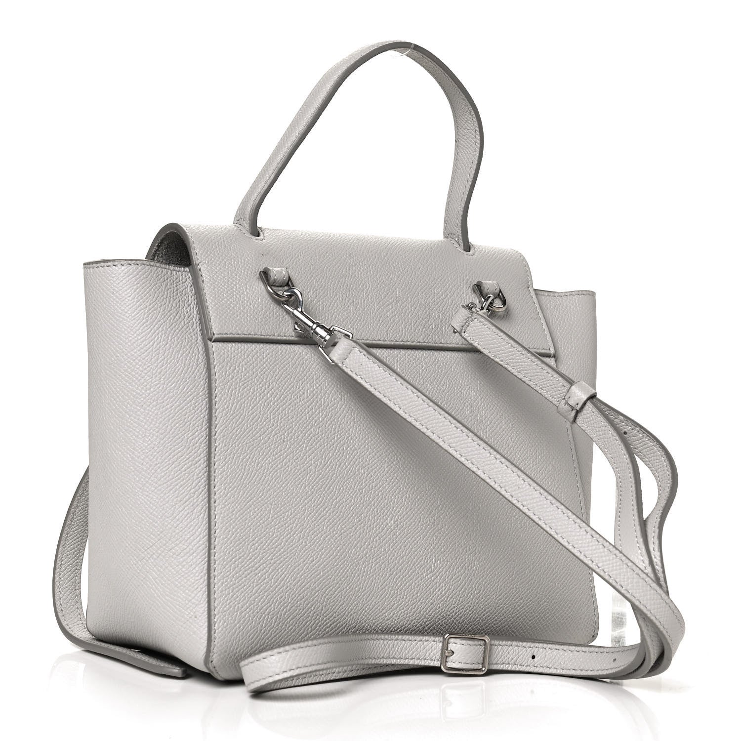 Celine Grained Calfskin Nano Belt Bag Cloud 3 of 12