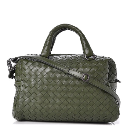 Bottega Veneta Nappa Intrecciato Top Handle Bag Moss 1 of 7