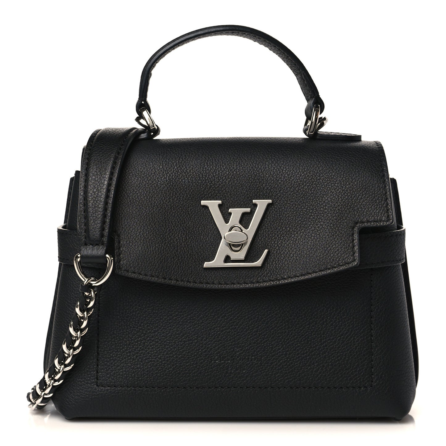 Calfskin Lockme Ever Mini Black