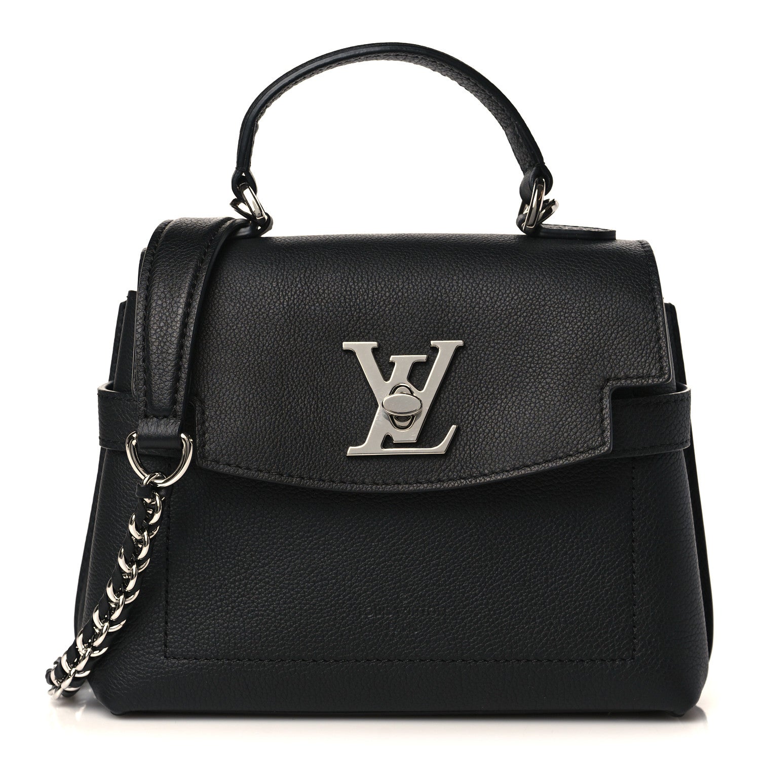 Louis Vuitton Calfskin Lockme Ever Mini Black 1 of 8