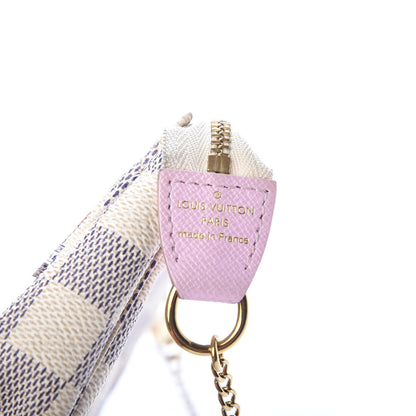 Louis Vuitton Damier Azur 2016 Christmas Animation Mini Pochette Accessories 6 of 7