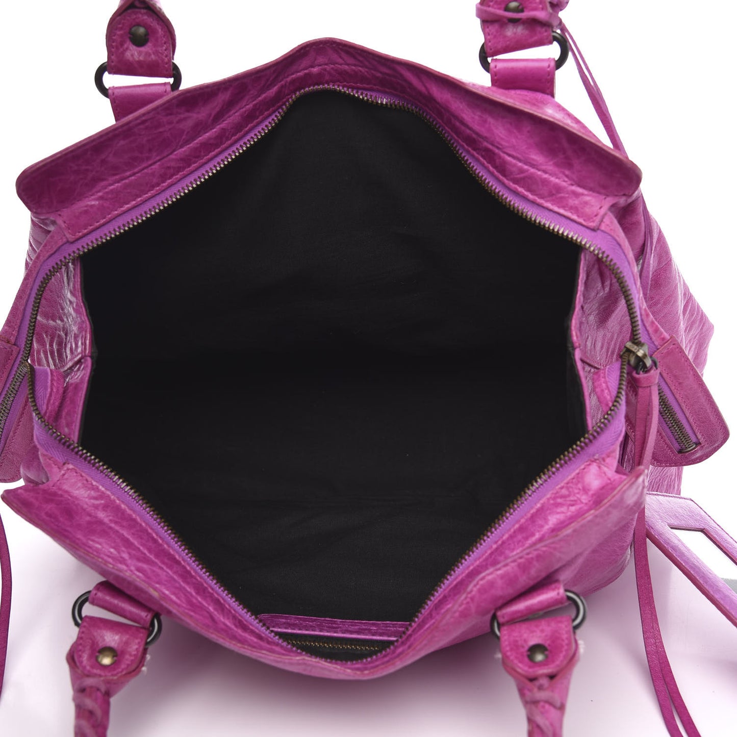 Agneau Classic Hardware Step Magenta
