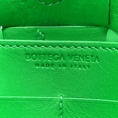 Bottega Veneta Calfskin Maxi Intrecciato Cassette Pouch On Strap Parakeet 6 of 12