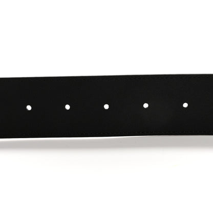 Gucci Azalea Calfskin Enamel Monochrome Double G 40mm Belt 90 36 Black 5 of 5