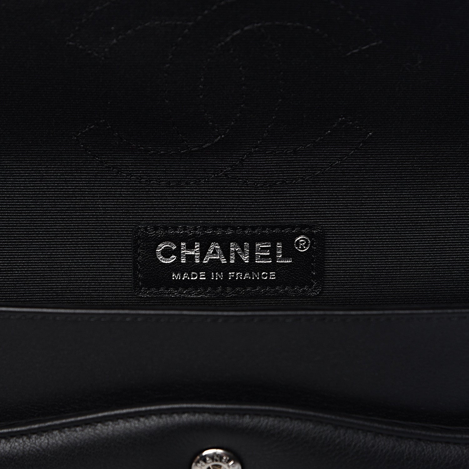 Chanel Calfskin Medium Classic Pure Double Flap Black 6 of 20
