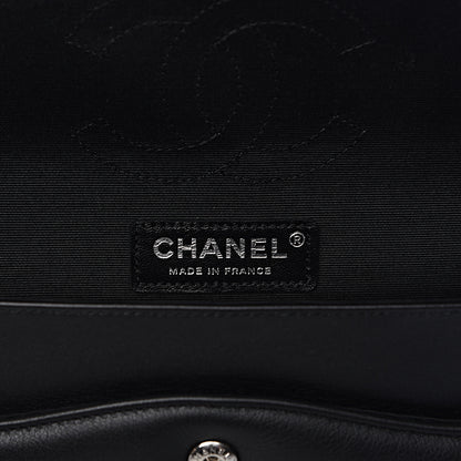 Chanel Calfskin Medium Classic Pure Double Flap Black 6 of 20
