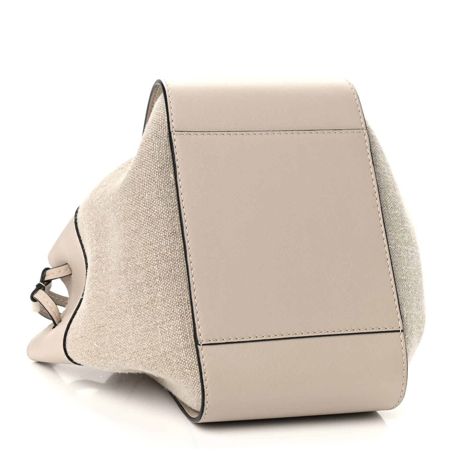 Loewe Calfskin Canvas Mini Hammock Shoulder Bag Natural Light Oat 4 of 11