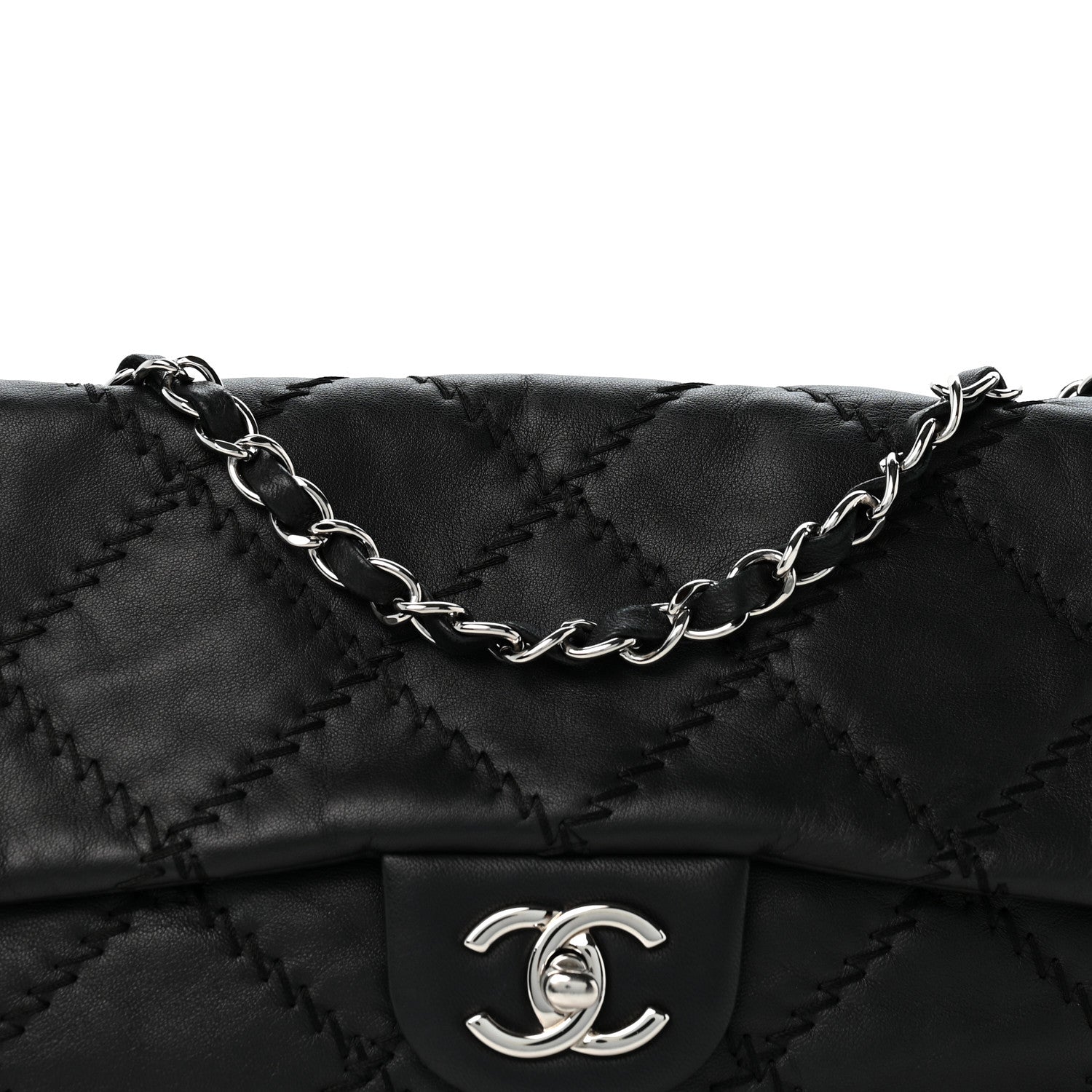 Chanel Lambskin Ultimate Stitch Flap Black 8 of 13