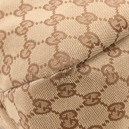 Gucci Monogram Medium Horsebit Chain Hobo Dark Brown 11 of 18