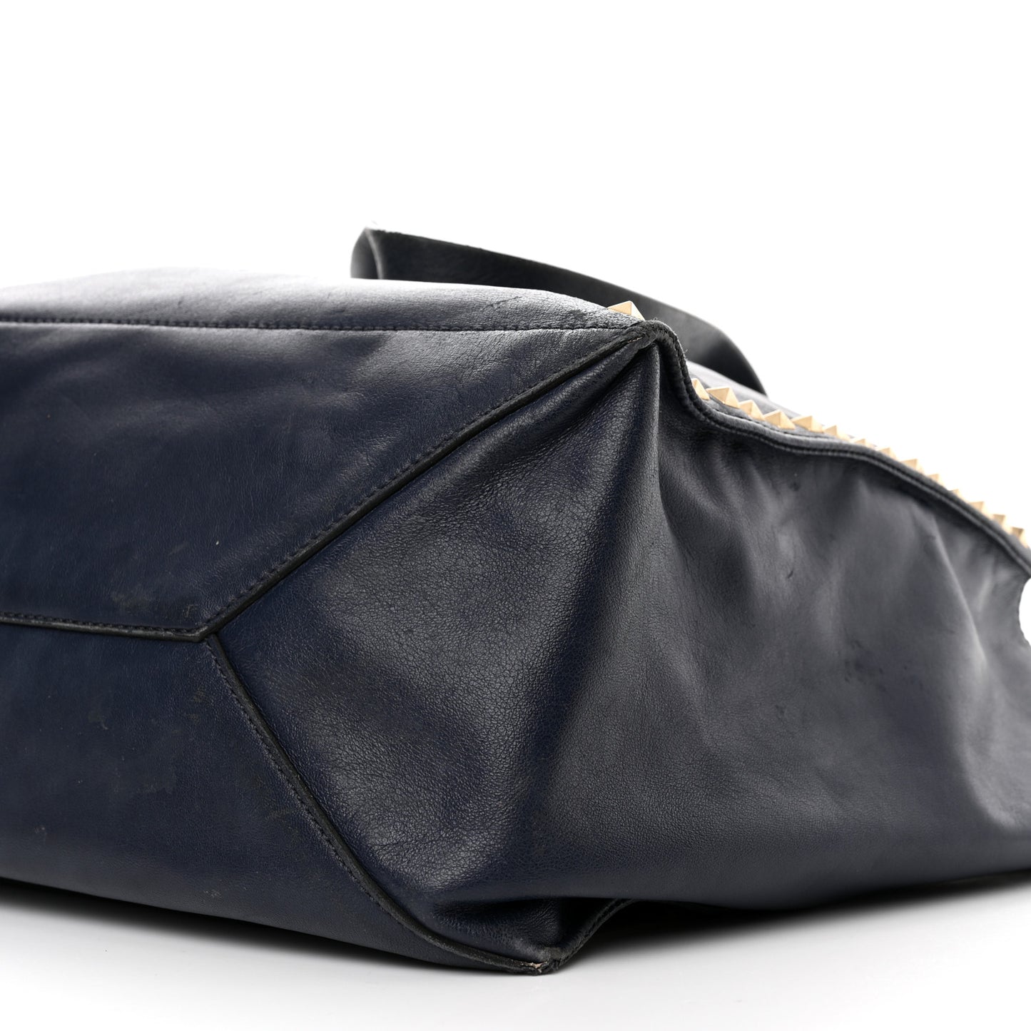 Nappa Medium Rockstud Soft Tote Marine