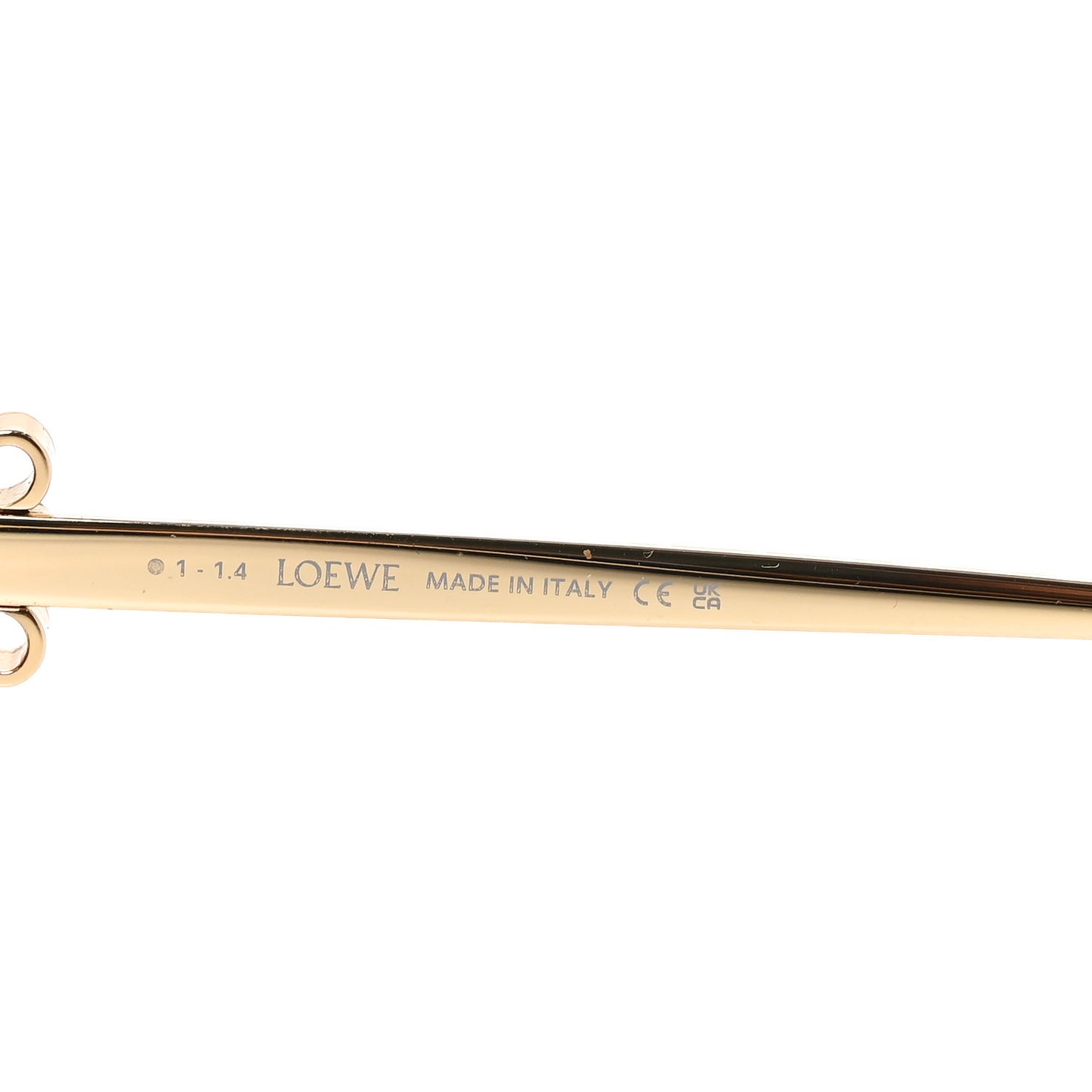 Metal Anagram Hexagonal Sunglasses LW40115U Smoke Moka Gold