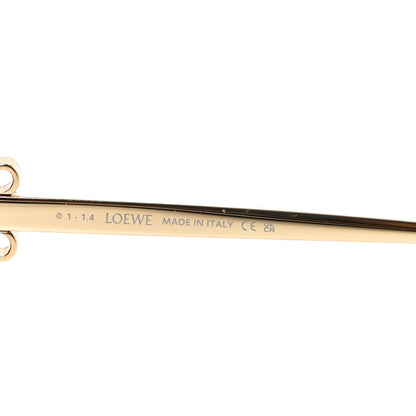 Loewe Metal Anagram Hexagonal Sunglasses LW40115U Smoke Moka Gold 5 of 7
