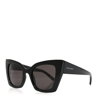 Saint Laurent Acetate Butterfly Frame Sunglasses SL552 Black 1 of 8