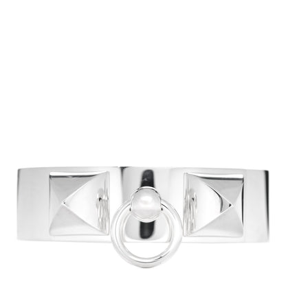 Hermes Sterling Silver MM Collier De Chien Bracelet SH 1 of 5