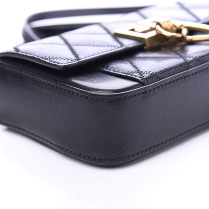 Givenchy Goatskin Quilted GV3 Mini Pocket Convertible Bag Black 5 of 9