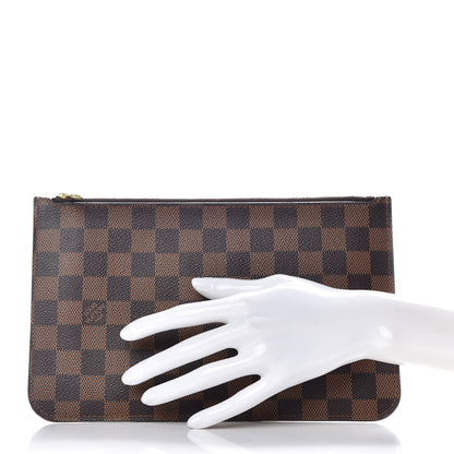 Louis Vuitton Damier Ebene Neverfull MM GM Pochette 2 of 11