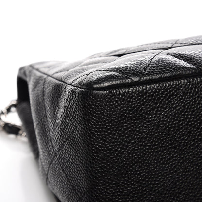 Chanel Caviar Quilted Jumbo Single Flap Black 11 of 11