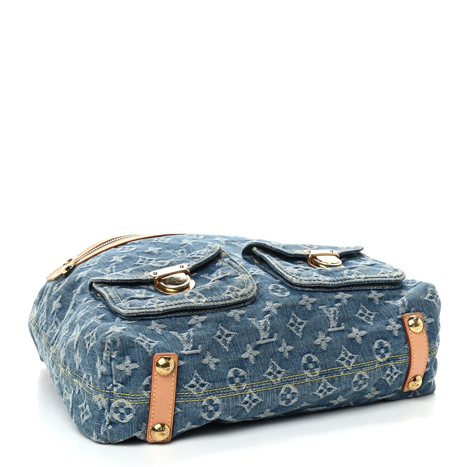 Louis Vuitton Denim Baggy GM Blue 4 of 9