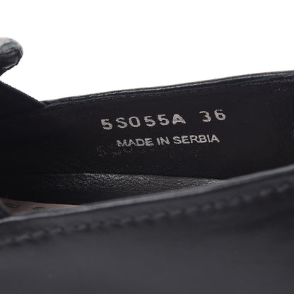 Miu Miu Nappa Metal Cap Toe Slip On Sneakers 36 Nero Black 8 of 15