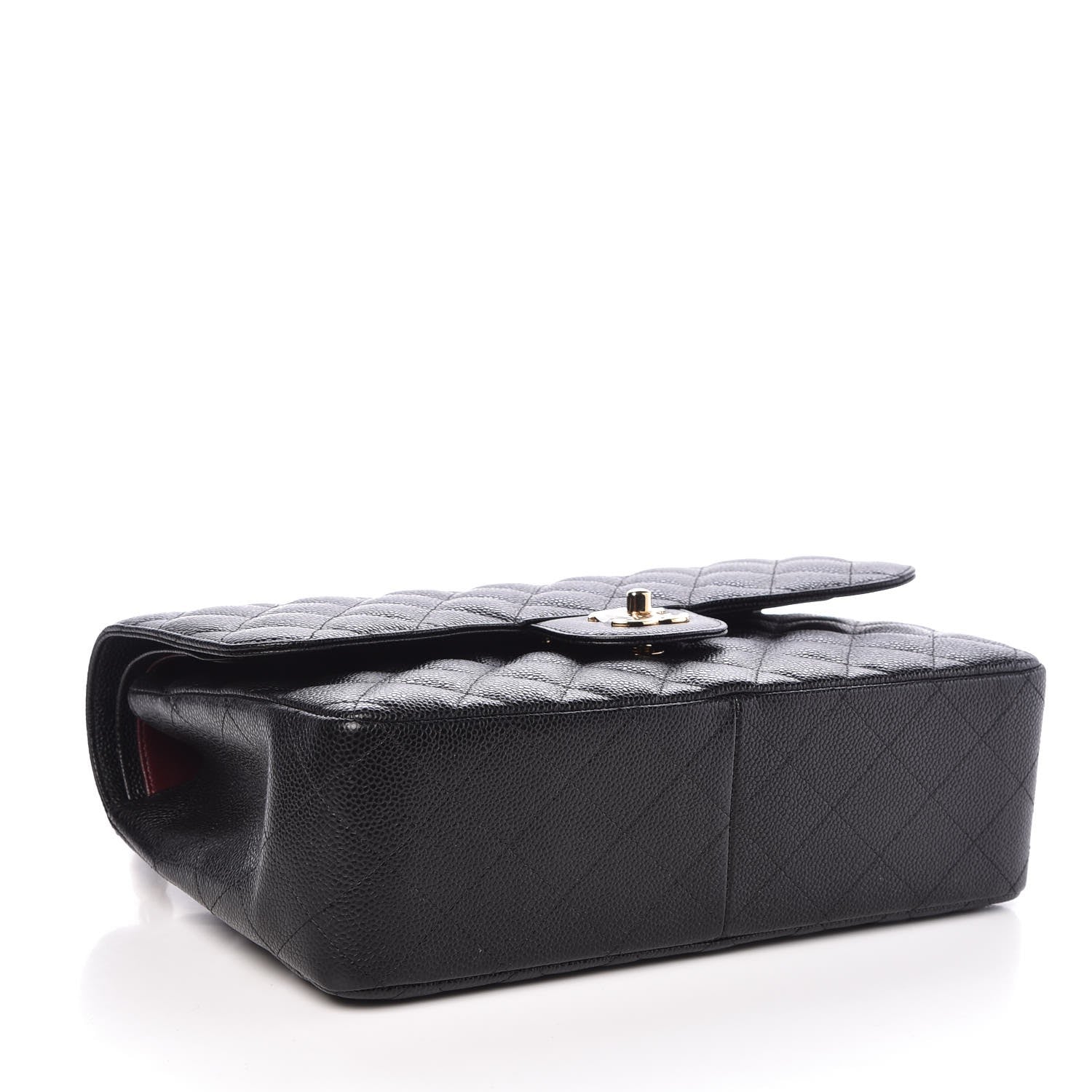 Chanel Caviar Quilted Jumbo Double Flap Black 4 of 8
