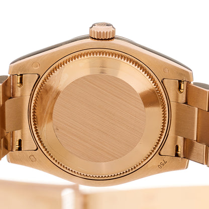 Rolex 18K Everose Gold Diamond Mother of Pearl 31mm Oyster Perpetual Datejust President Watch 178245 4 of 5