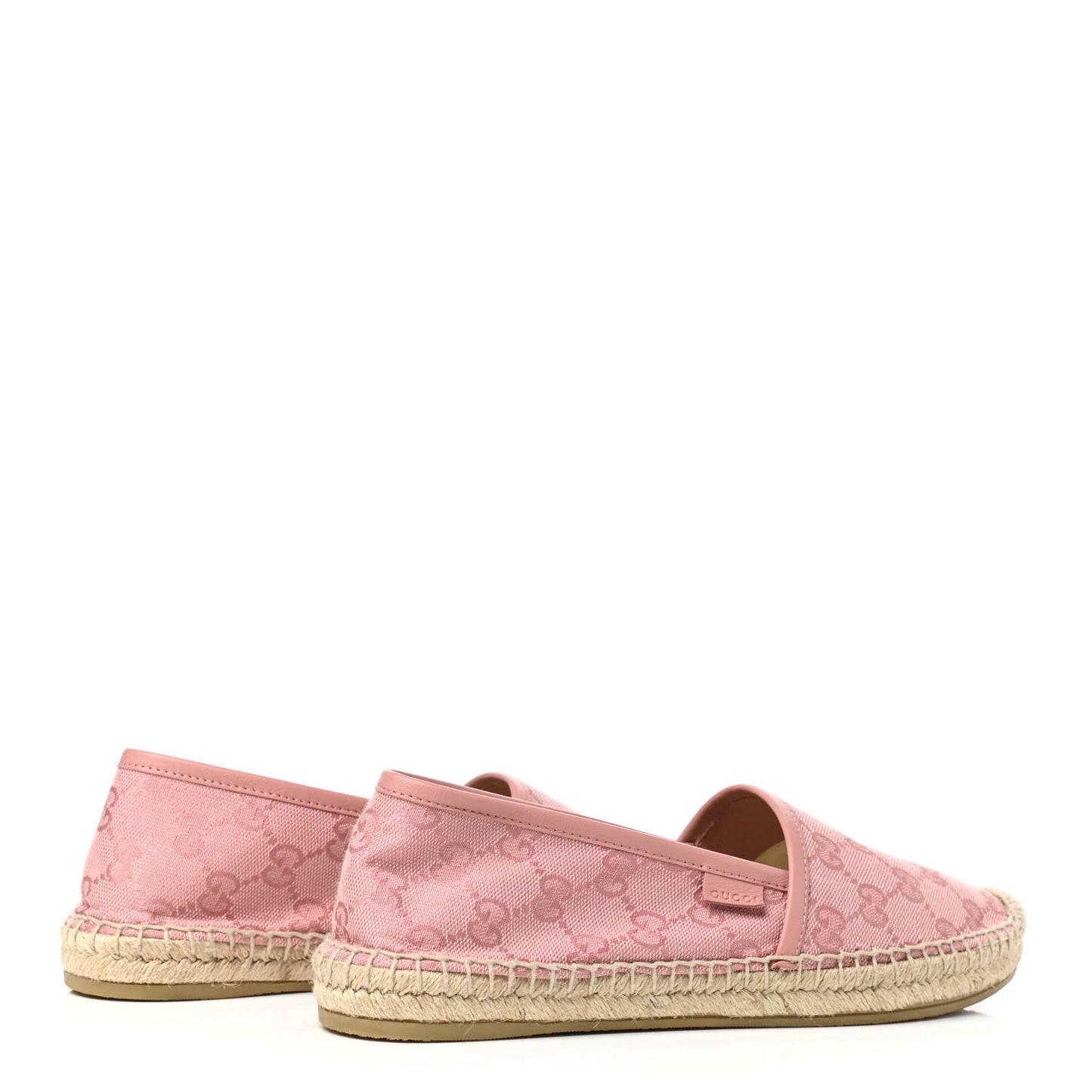Monogram Espadrilles 38.5 Soft Pink