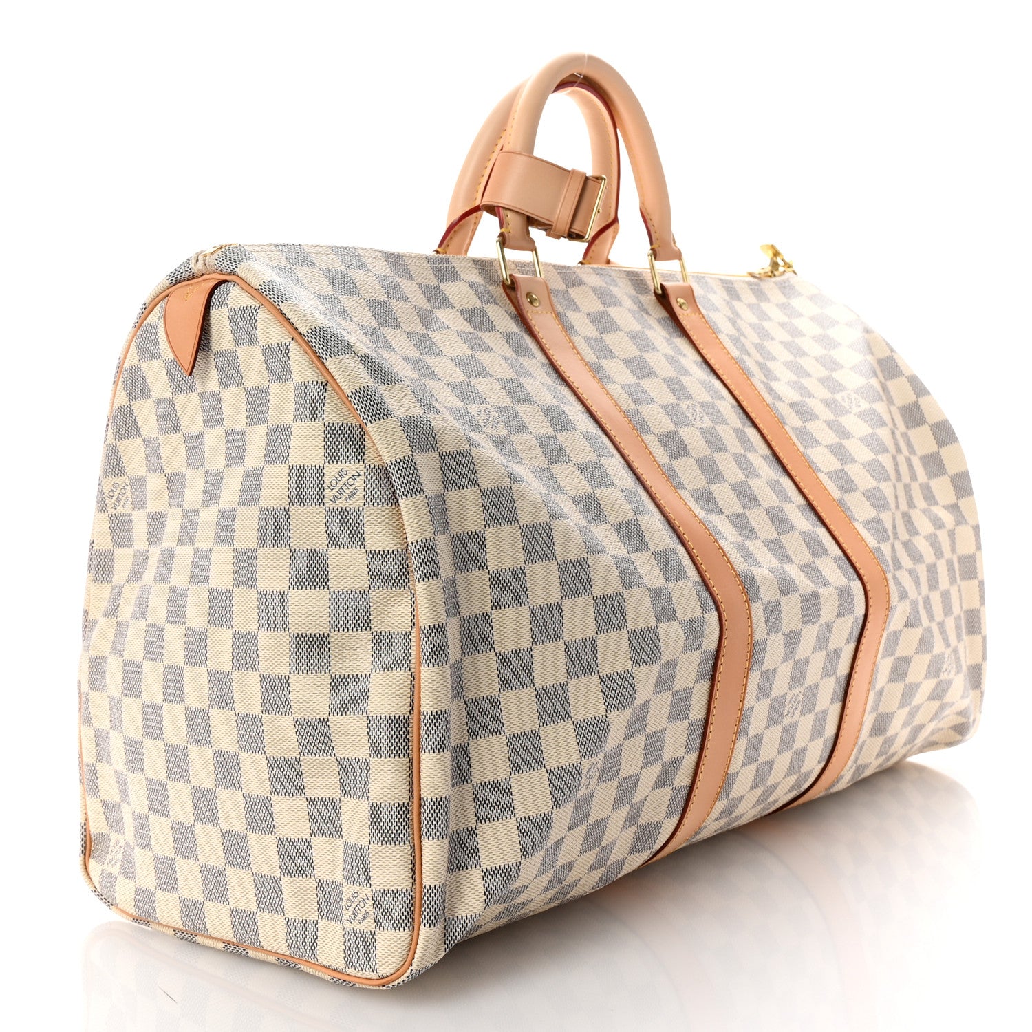 Louis Vuitton Damier Azur Keepall 50 2 of 9