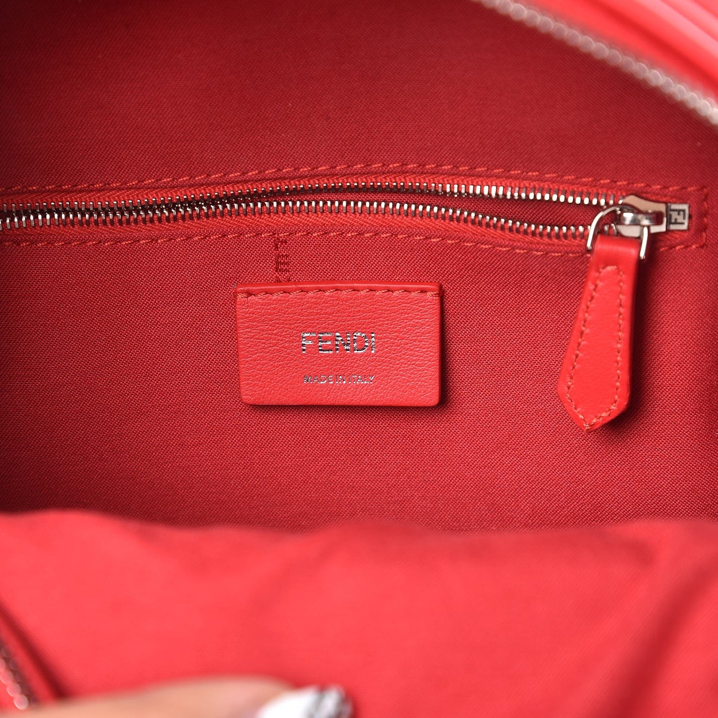 Shiny Nappa Trapuntata Mini Backpack Papavero
