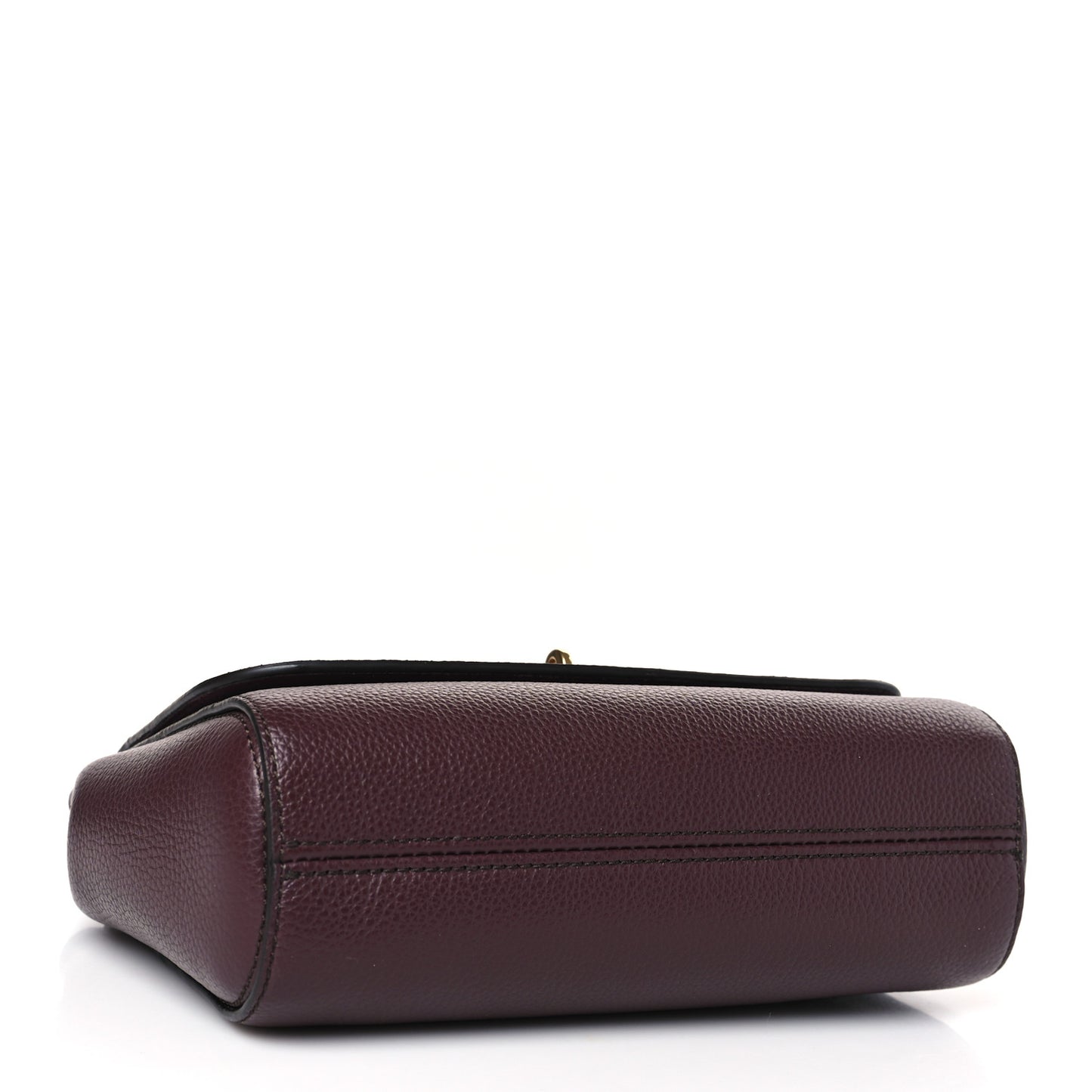 Small Classic Grain Calfskin Small Lily Flap Oxblood