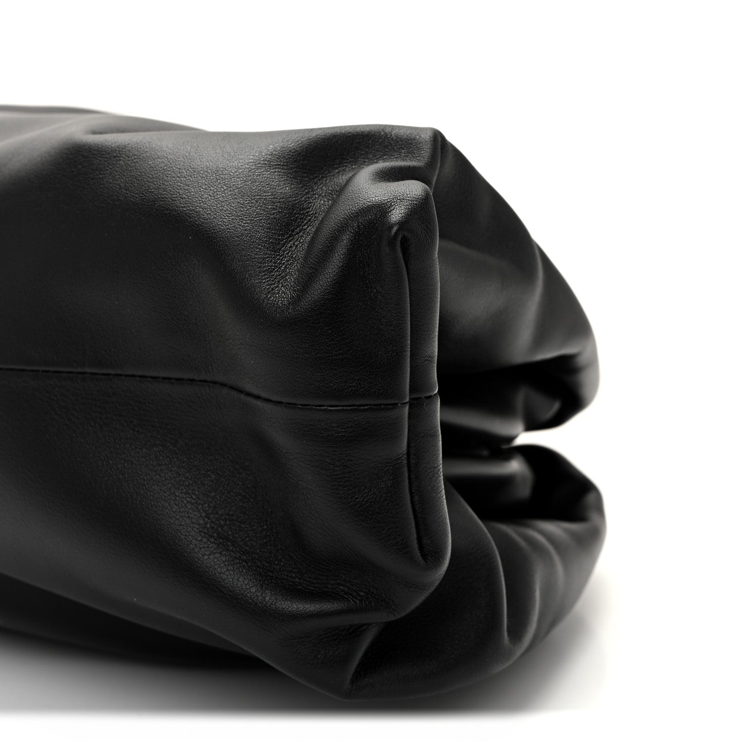 Bottega Veneta Smooth Butter Calf The Pouch Oversized Clutch Black 10 of 10