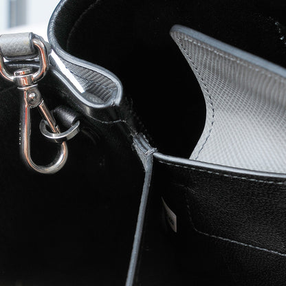 Prada Saffiano Cuir Medium Double Bag Marmo 8 of 8
