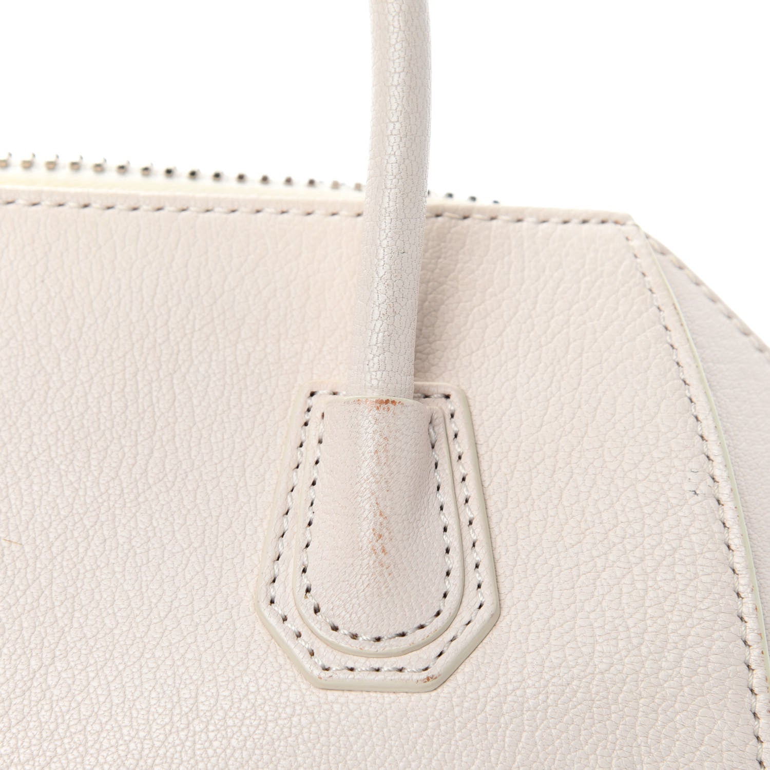 Givenchy Sugar Goatskin Mini Antigona Ivory 8 of 14