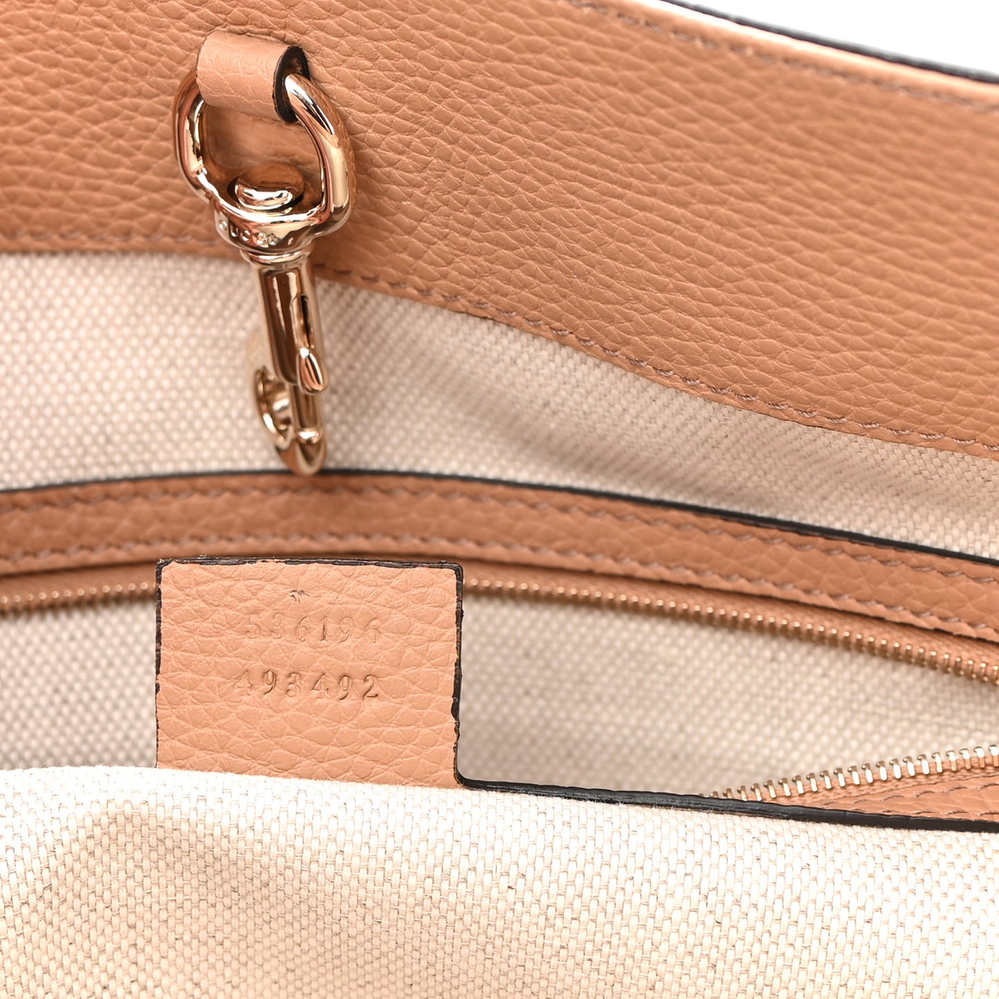 Pebbled Calfskin Medium Soho Chain Shoulder Bag Camelia