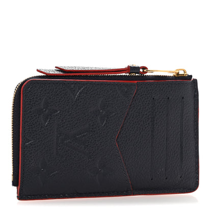 Louis Vuitton Empreinte Recto Verso Card Holder Marine Rouge 3 of 7