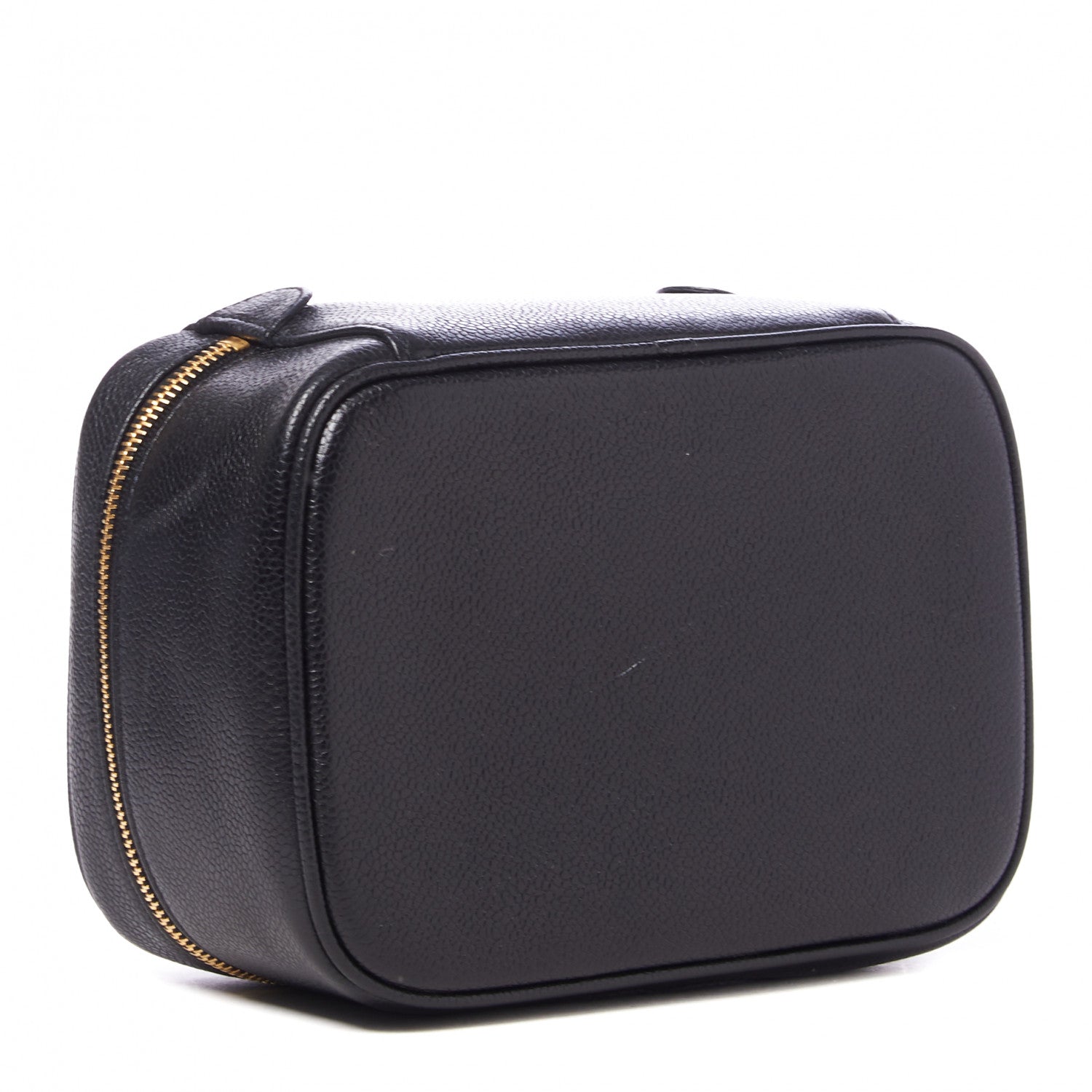 Chanel Caviar Vanity Cosmetic Case Black 3 of 10
