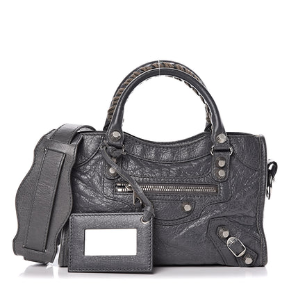 Balenciaga Agneau Giant 12 Silver Hardware Mini City Gris Tarmac 1 of 19