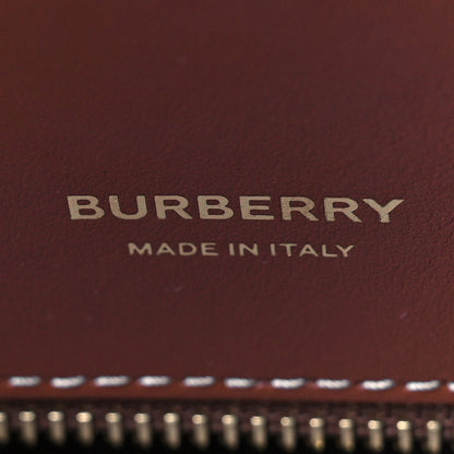 Burberry Calfskin Vintage Check Two Handle Title Bag Archive Beige 6 of 8