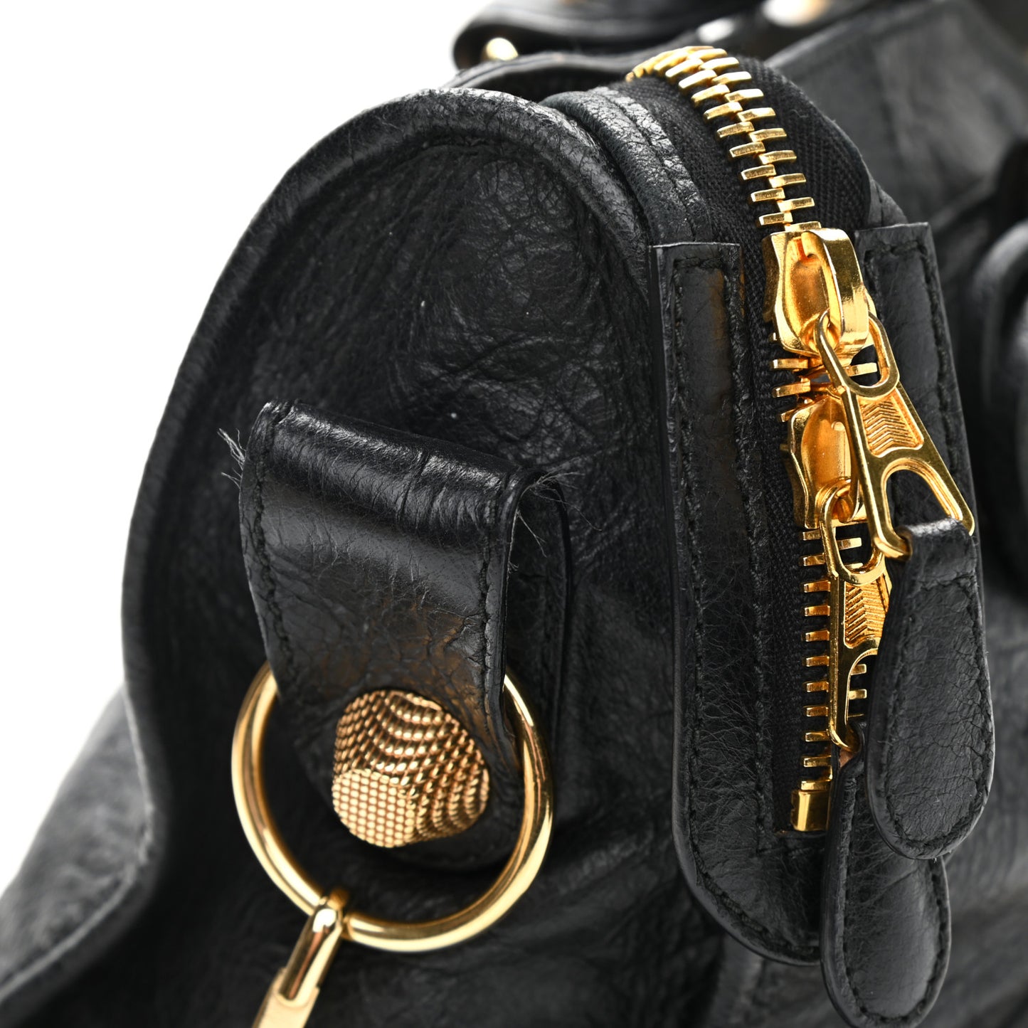 Agneau Giant 21 Gold Hardware Part Time Black