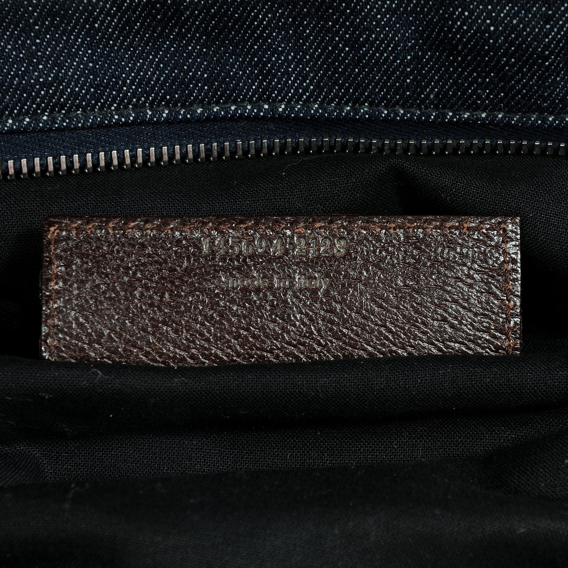 Balenciaga Denim Box Bag Chocolate 7 of 7