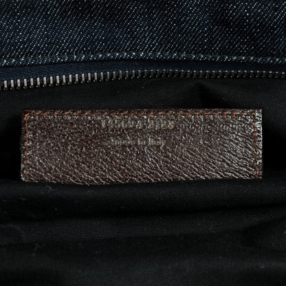 Balenciaga Denim Box Bag Chocolate 7 of 7