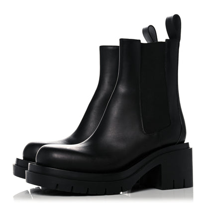 Bottega Veneta Calfskin The Lug Boots 38 Black 5 of 12