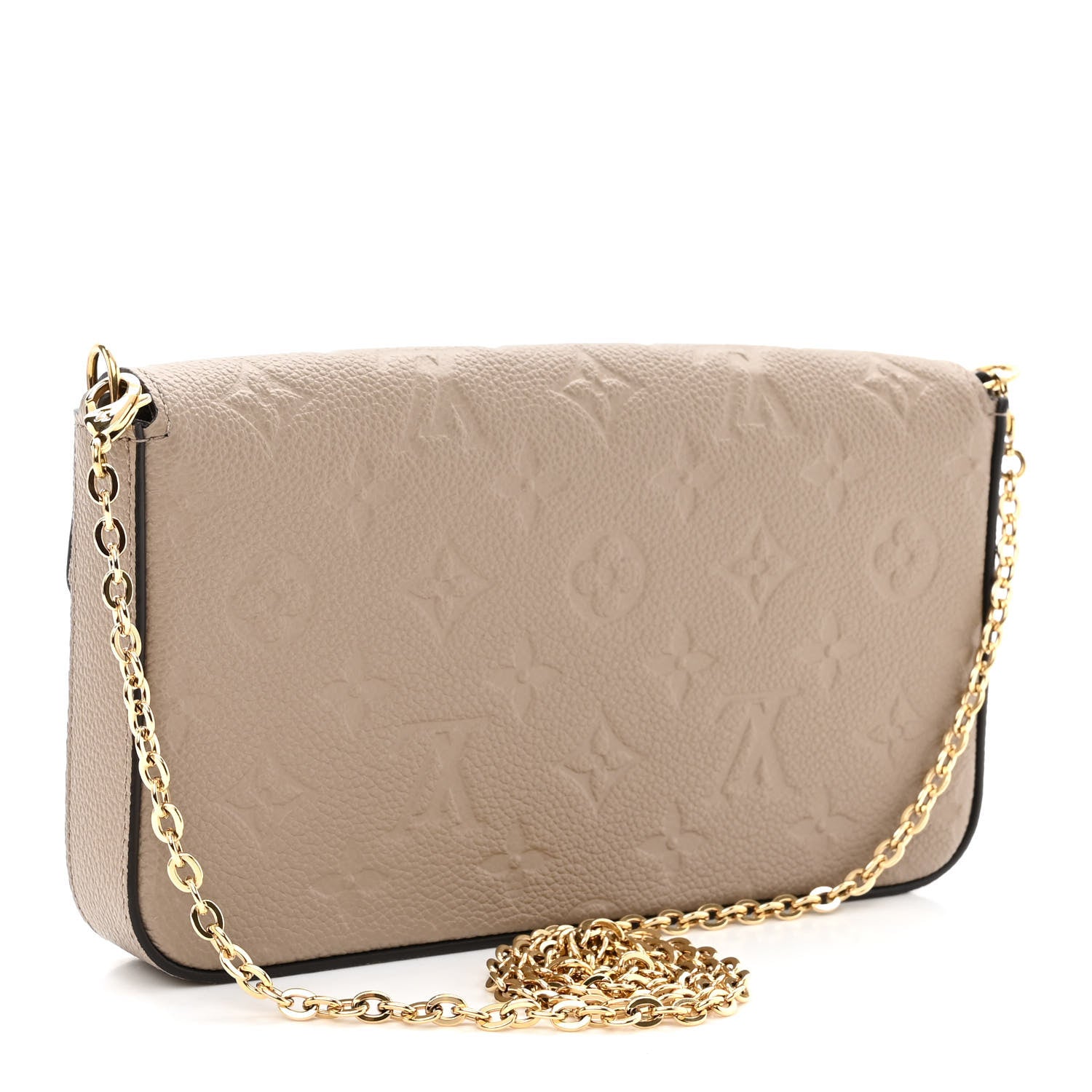 Louis Vuitton Empreinte Pochette Felicie Chain Wallet Tourterelle 4 of 12